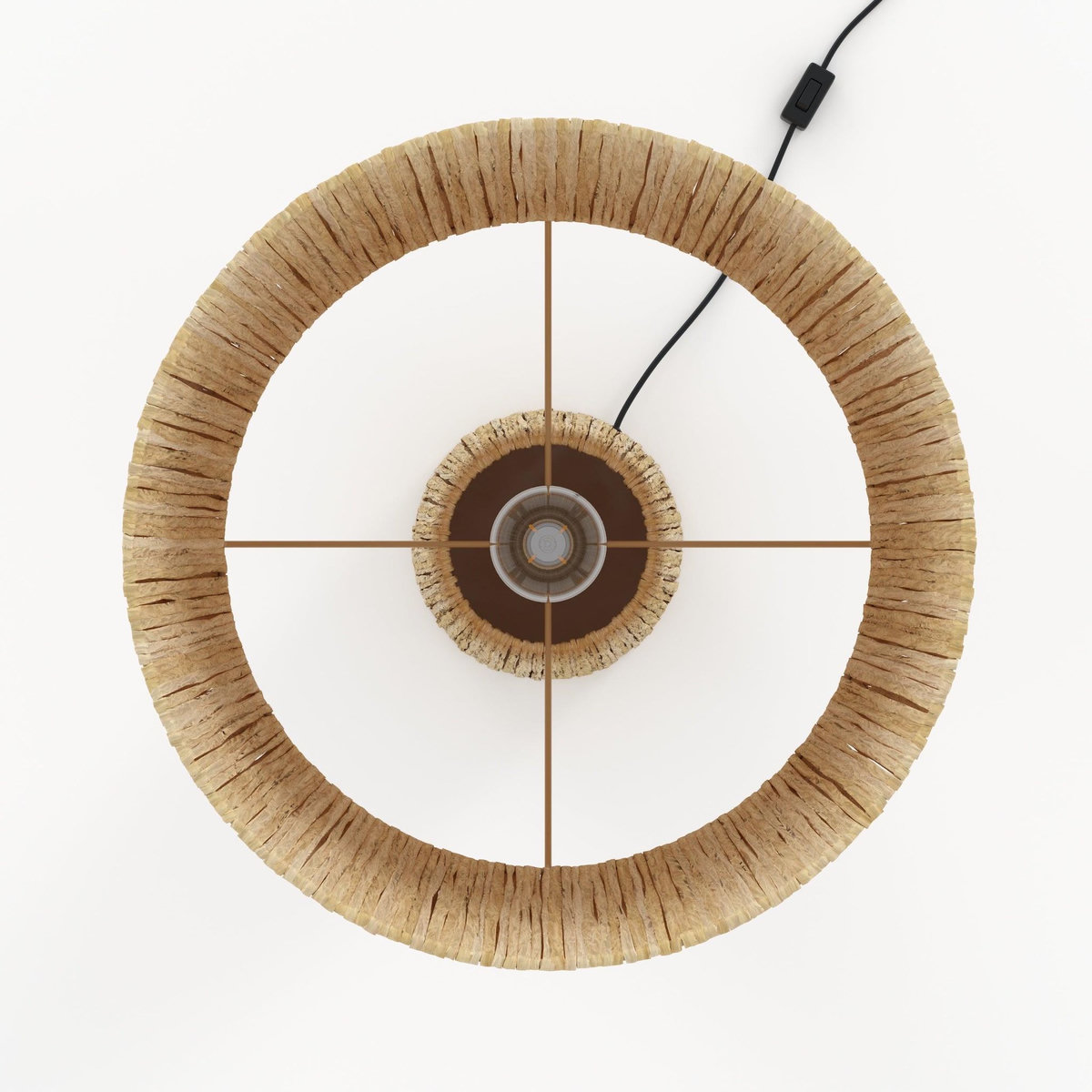 Rendez vous déco Grande lampe en feuille de palmier-Soléa