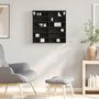 Voir la diapositive 3 : VIDAXL Armoire a vitrine noir 60x8,5x58 cm bois d'ingenierie