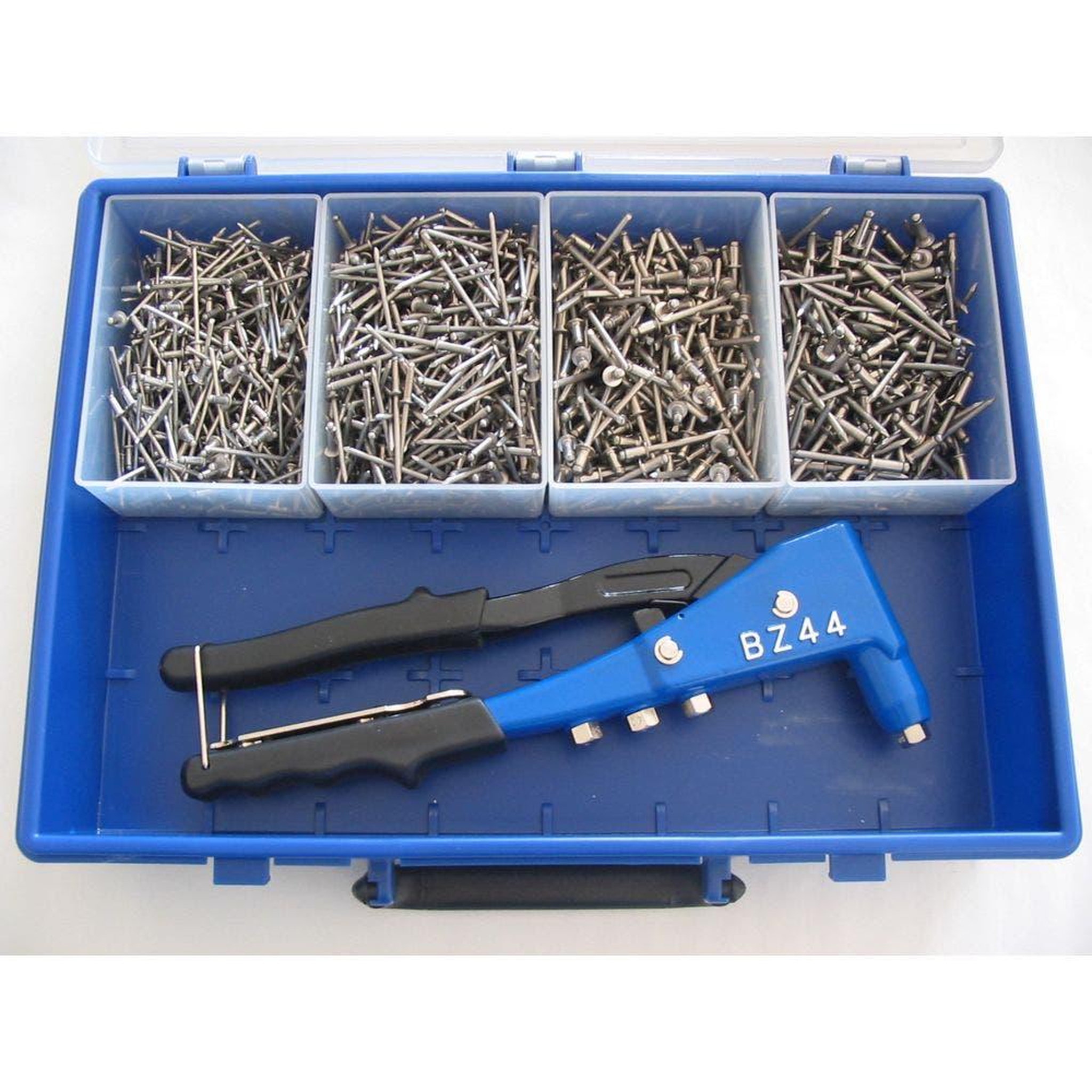 VVG Pince bz 44 et rivets multi-serrage assortis en coffret-35044700001-1-1 (boite de 250 pieces)
