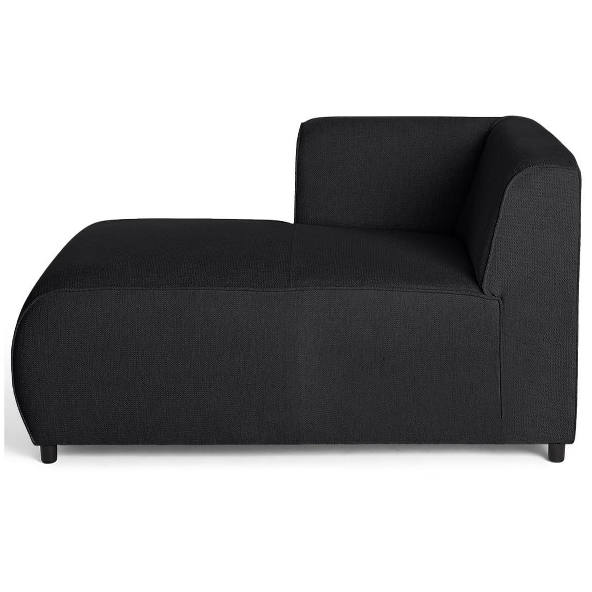 Voir la diapositive 5 : LISA DESIGN Suaro - module d'assise méridienne gauche en tissu texturé