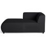 Voir la diapositive 5 : LISA DESIGN Suaro - module d'assise méridienne gauche en tissu texturé