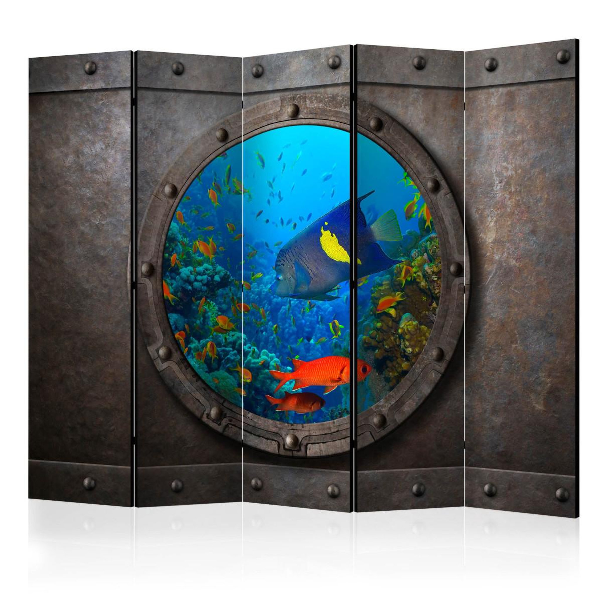 Paris Prix Paravent 5 volets  submarine window  172x225cm