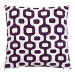 ATMOSPHERA Housse de Coussin Chenille  Jeni  40x40cm Violet