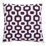 Voir la diapositive 1 : ATMOSPHERA Housse de Coussin Chenille  Jeni  40x40cm Violet