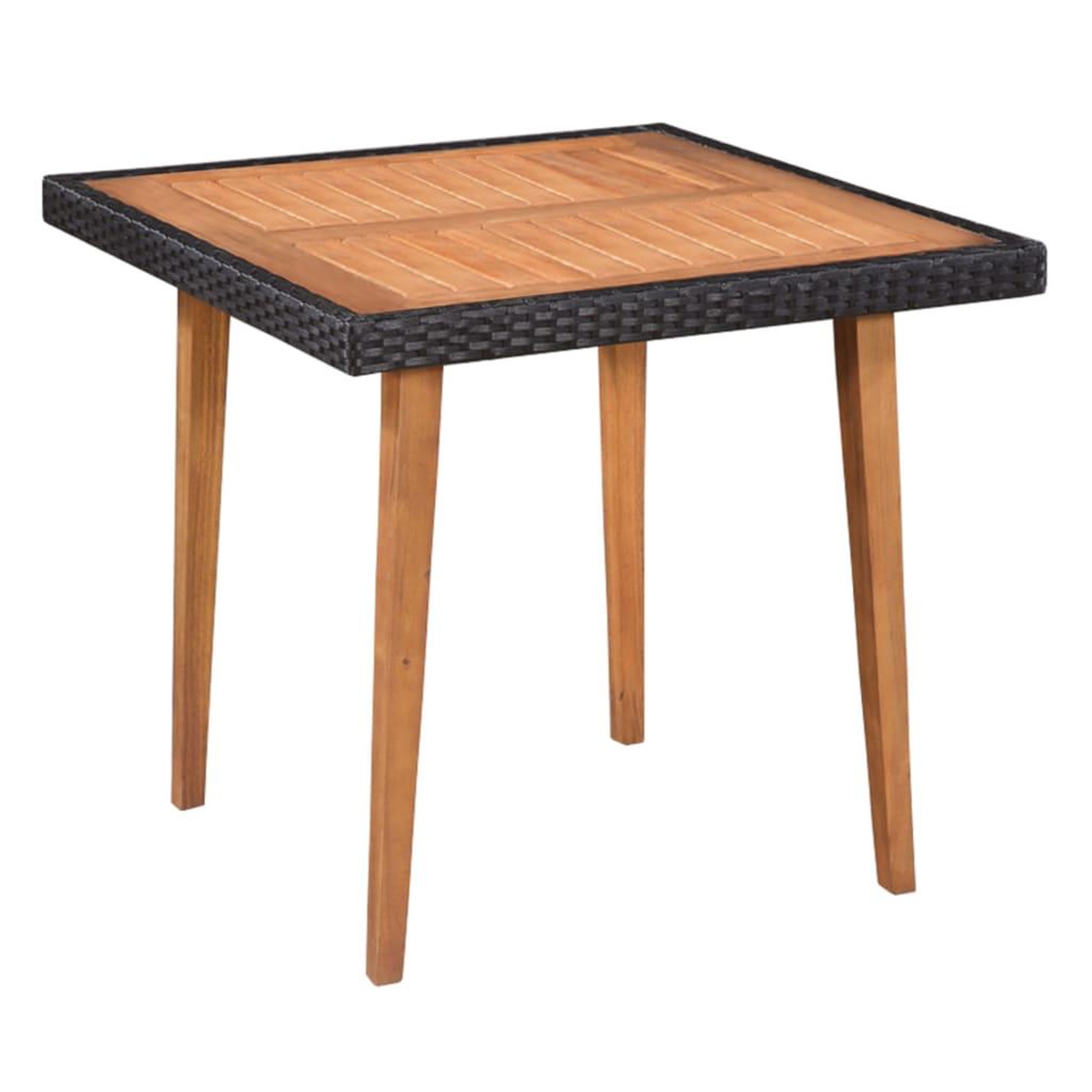 Voir la diapositive 3 : VIDAXL Ensemble a manger d'exterieur 5 pcs resine tressee noir marron