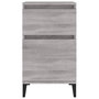 Voir la diapositive 6 : VIDAXL Tables de chevet 2 pcs sonoma gris 40x35x70 cm