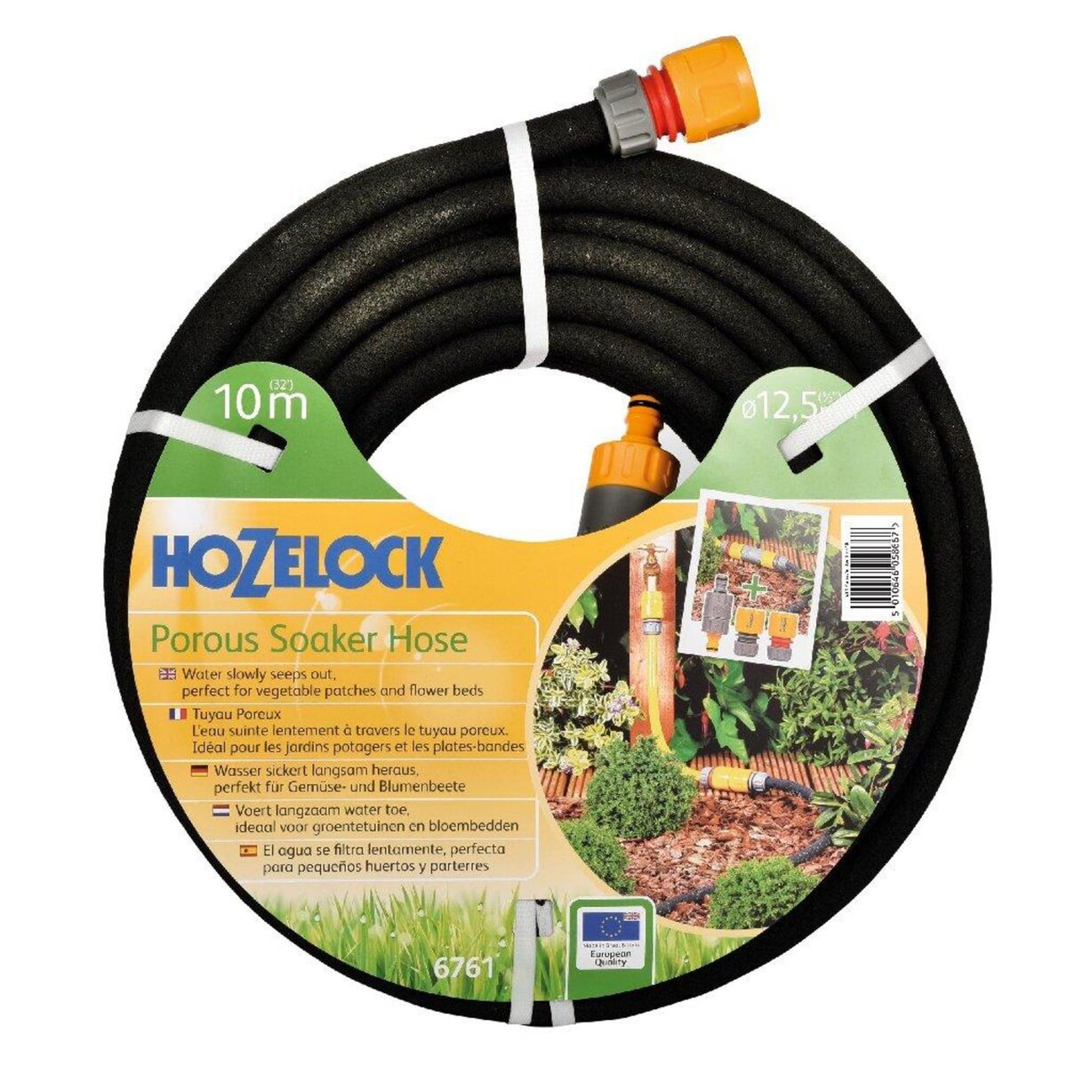 Hozelock Tuyau poreux pour arroser des jeunes plantes, des haies et des jardins potagers 13mm - 25m