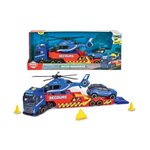 DIAMOND FOOTBALL COMPANY Dickie - Camion Porteur 40cm + Hélicoptere + Véhicule de Gendarmerie - Des 3 Ans