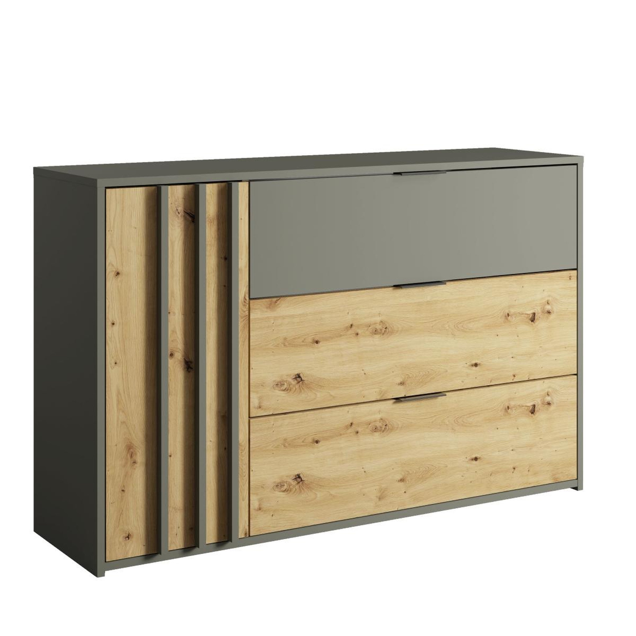 JLC KREATION Commode moderne en bois avec tiroirs murano