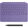 Voir la diapositive 1 : MICROSOFT Clavier Clavier + Stylet Violet Surface Pro 12''
