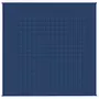 VIDAXL Couverture lestee Bleu 200x200 cm 9 kg Tissu