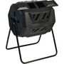 Voir la diapositive 2 : GARDENSTAR Composteur rotatif - Noir - H93 cm