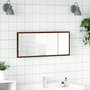 Voir la diapositive 4 : VIDAXL Miroir de salle de bain a LED chene marron bois d'ingenierie