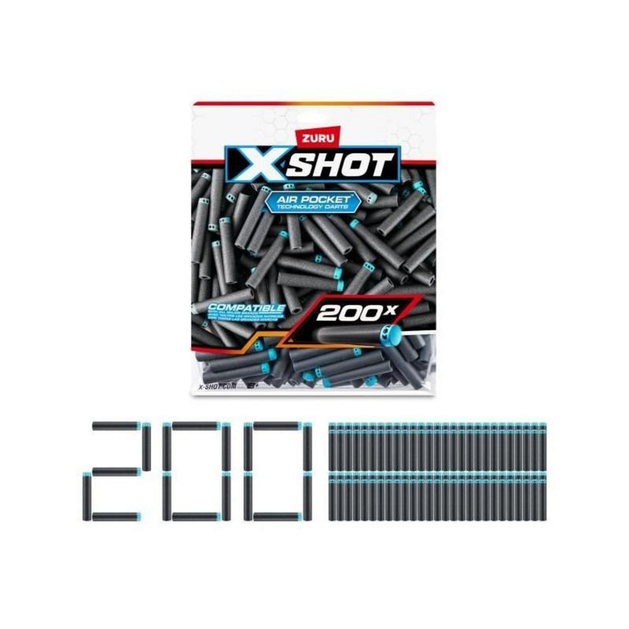 Pack De 14 Fléchettes En Mousse Air Warriors The Walking Dead - Recharge Pour Blasters, Marque ALEX BRANDS