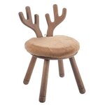 Paris Prix Chaise Enfant Design  Oreille Cerf  56cm Naturel