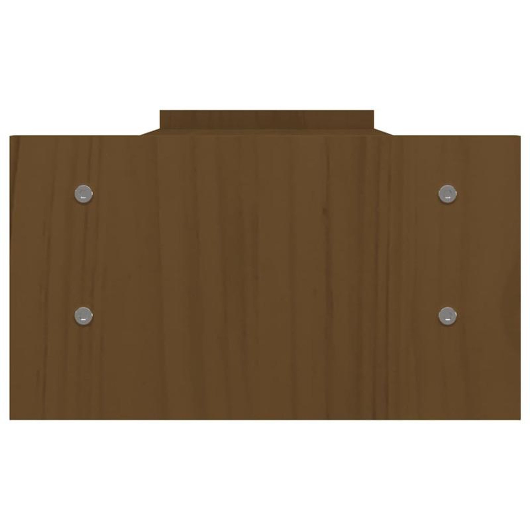 Voir la diapositive 6 : VIDAXL Support de moniteur Marron miel 100x27x15 cm Bois de pin solide