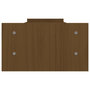 Voir la diapositive 6 : VIDAXL Support de moniteur Marron miel 100x27x15 cm Bois de pin solide
