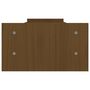 Voir la diapositive 6 : VIDAXL Support de moniteur Marron miel 100x27x15 cm Bois de pin solide