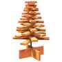 Voir la diapositive 2 : VIDAXL Arbre de Noël en bois pour decoration 60 cm bois de pin massif