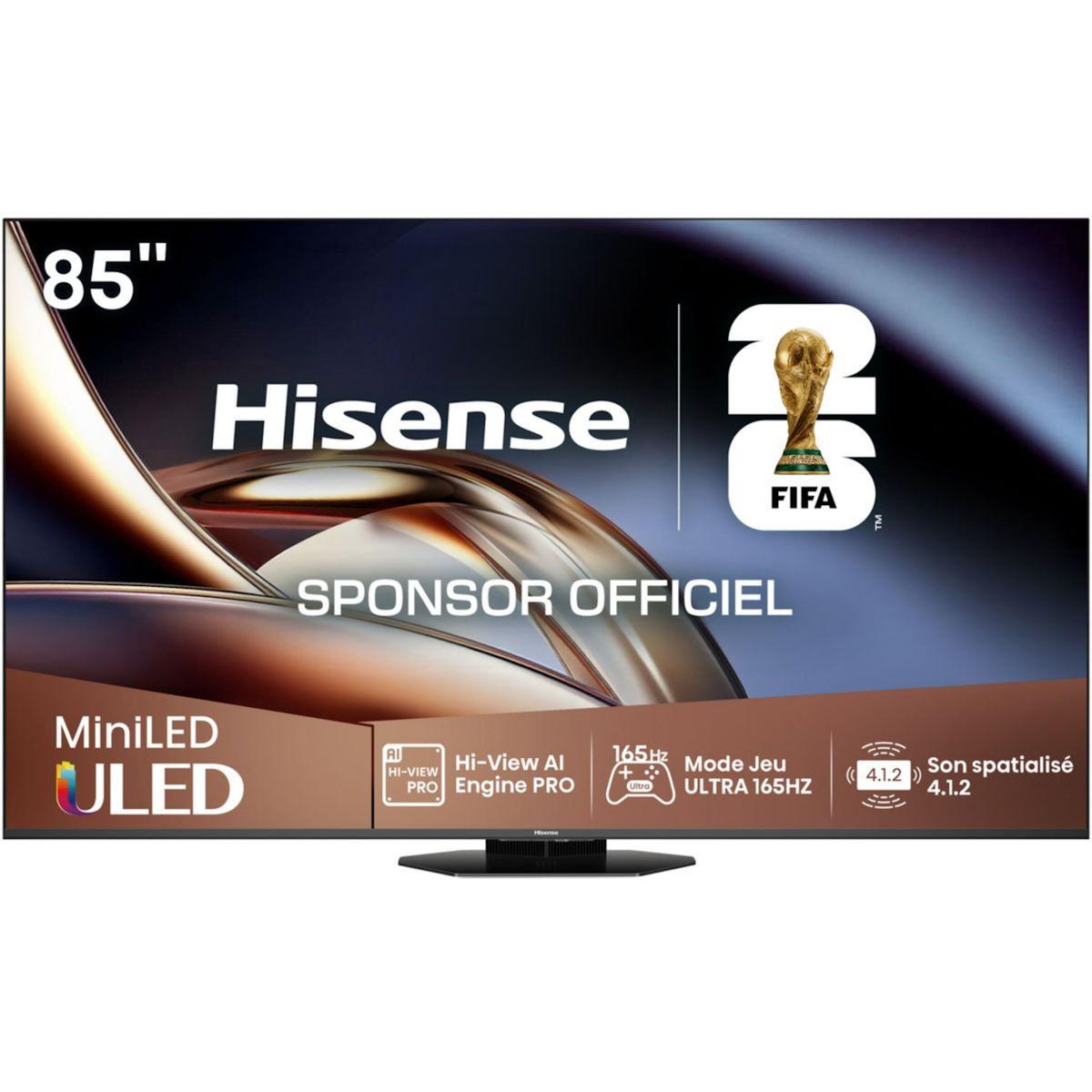 Hisense TV Mini Led 85U8Q 2025-85 pouces (215cm)