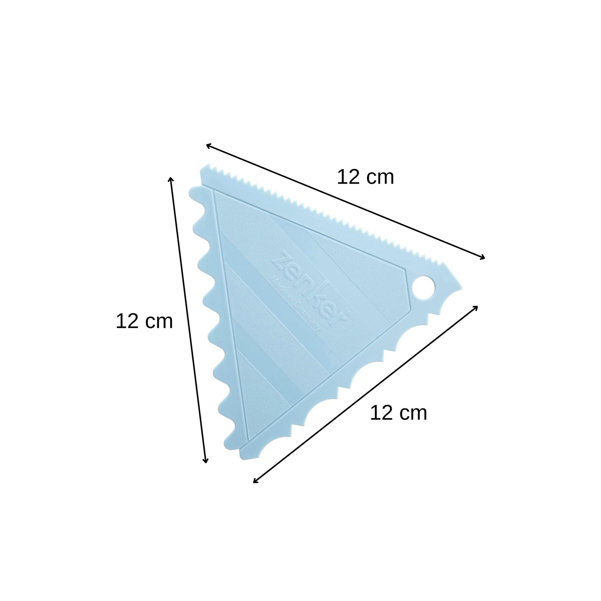 Voir la diapositive 3 : ZENKER Ensemble de 2 lisseurs gâteau à trois côtés pour cake design zenker sweet sensation