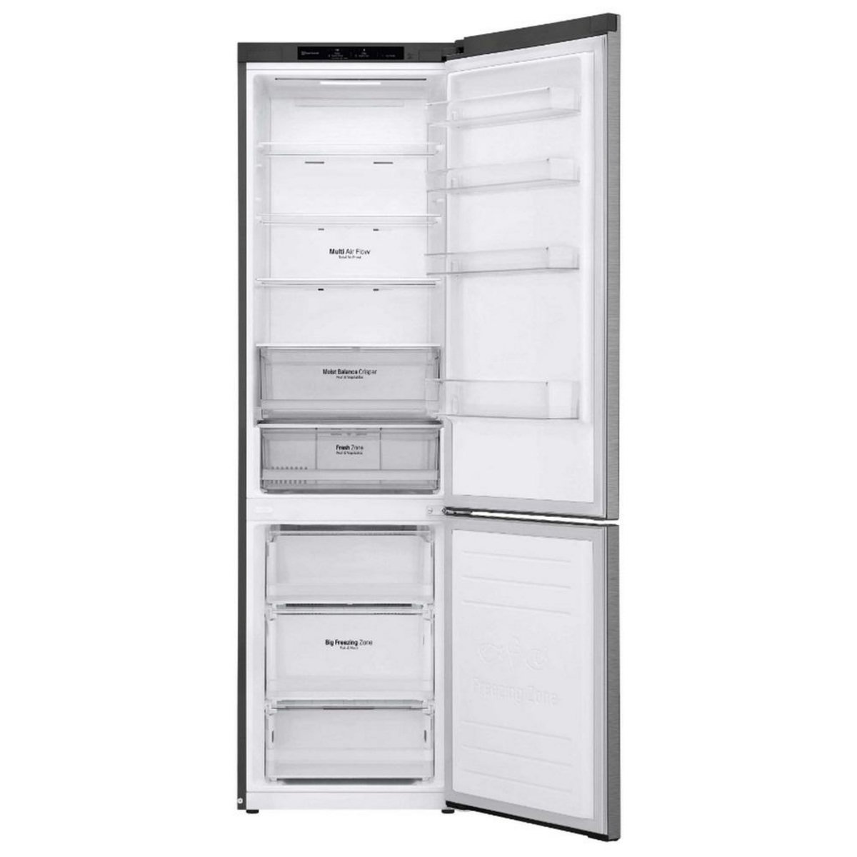 LG Réfrigérateur combiné 60cm 384l ventilé - GBB62PZJEN