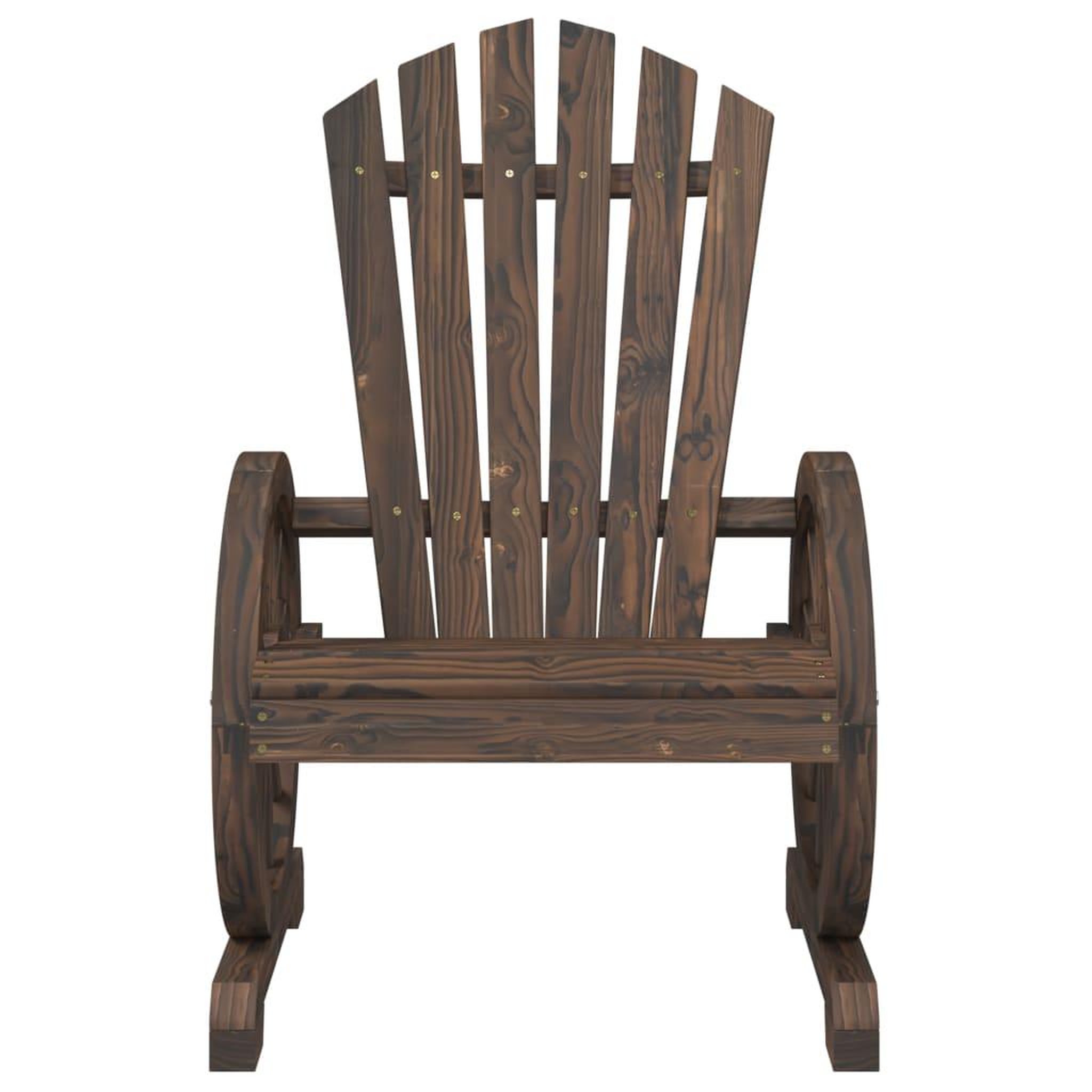Voir la diapositive 4 : VIDAXL Chaise de jardin Adirondack bois de sapin massif