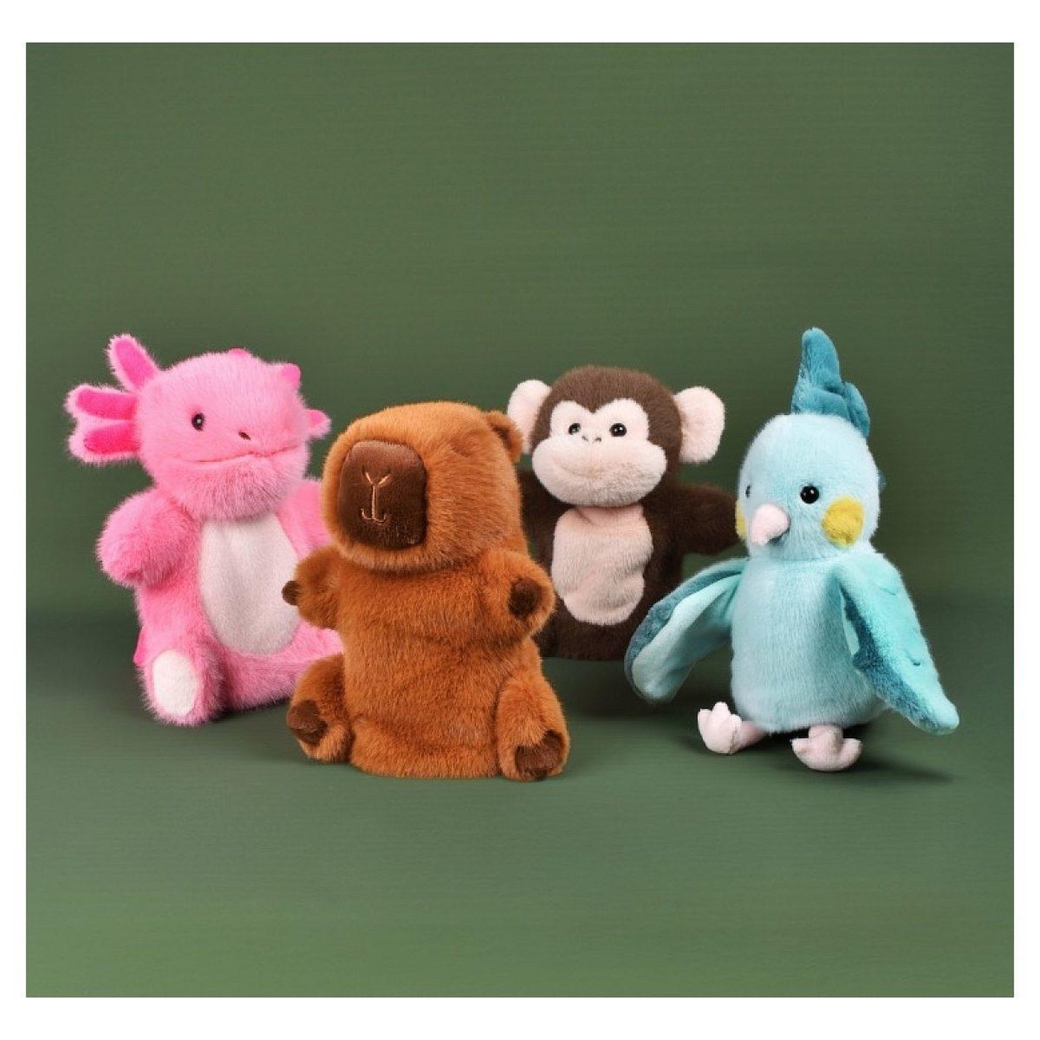 Voir la diapositive 3 : DOUDOU ET COMPAGNIE Podcoll - Marionette Axolotl 24cm