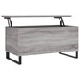 Voir la diapositive 2 : VIDAXL Table basse Sonoma gris 90x44,5x45 cm Bois d'ingenierie