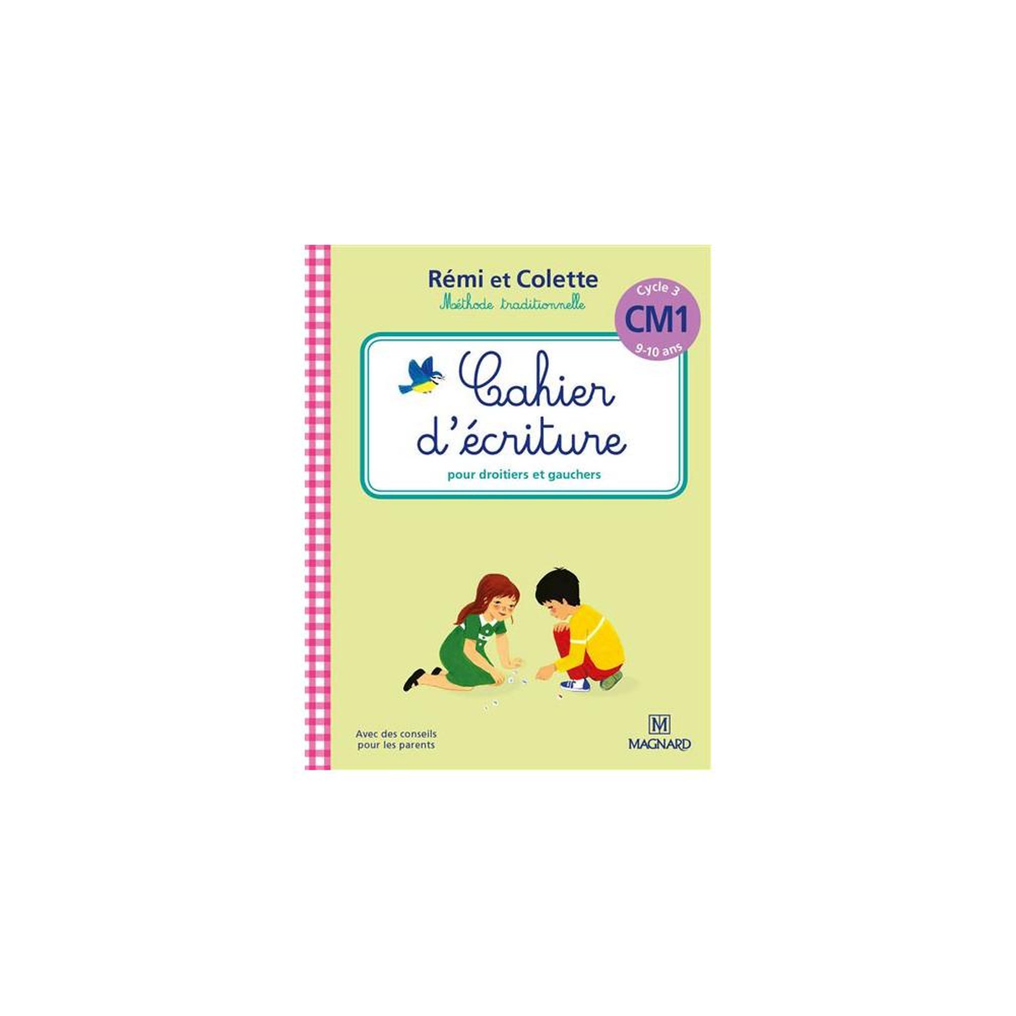 Cahier d'activités écriture en attaché cm1 « rémi et colette » 32 pages