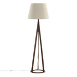 Paris Prix Lampadaire en Bois  Kona  160cm Marron