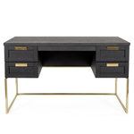 Paris Prix Bureau Design  Pimlico  130cm Charbon