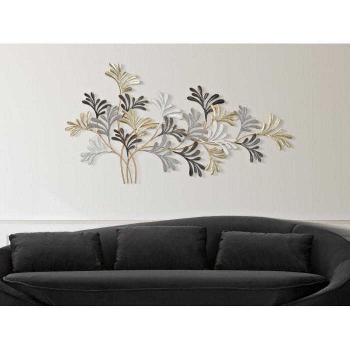 Paris Prix Décoration Murale en Métal  Lixy  130cm Multicolore