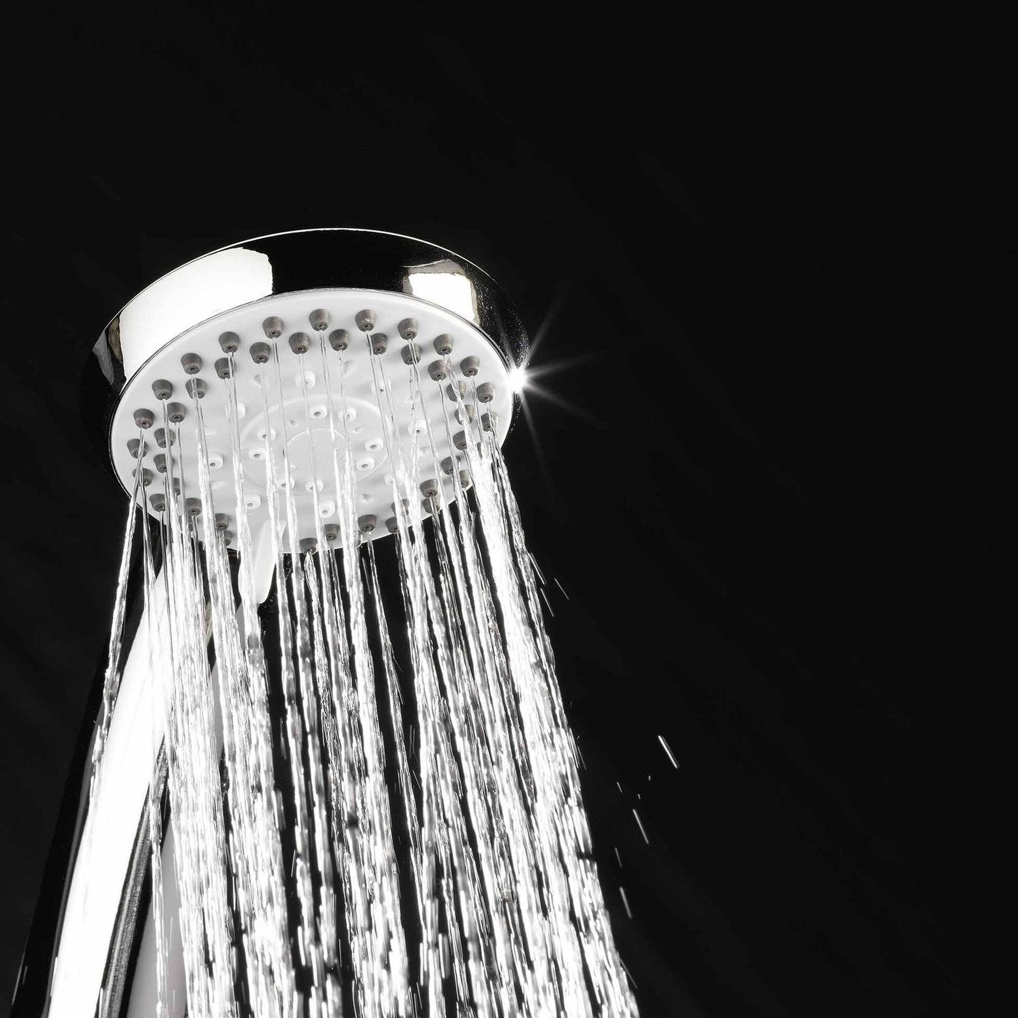 Voir la diapositive 3 : Douceur d'Intérieur Pommeau de douche 5 jets - Chromé