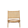 Voir la diapositive 3 : Paris Prix Fauteuil Pliant en Teck  Moises  78cm Naturel