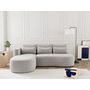 Voir la diapositive 1 : LISA DESIGN Mahina - canapé d'angle gauche 4 places convertible avec coffre en velours côtelé