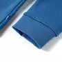 VIDAXL Sweatshirt a capuche fermeture eclair enfants bleu 116