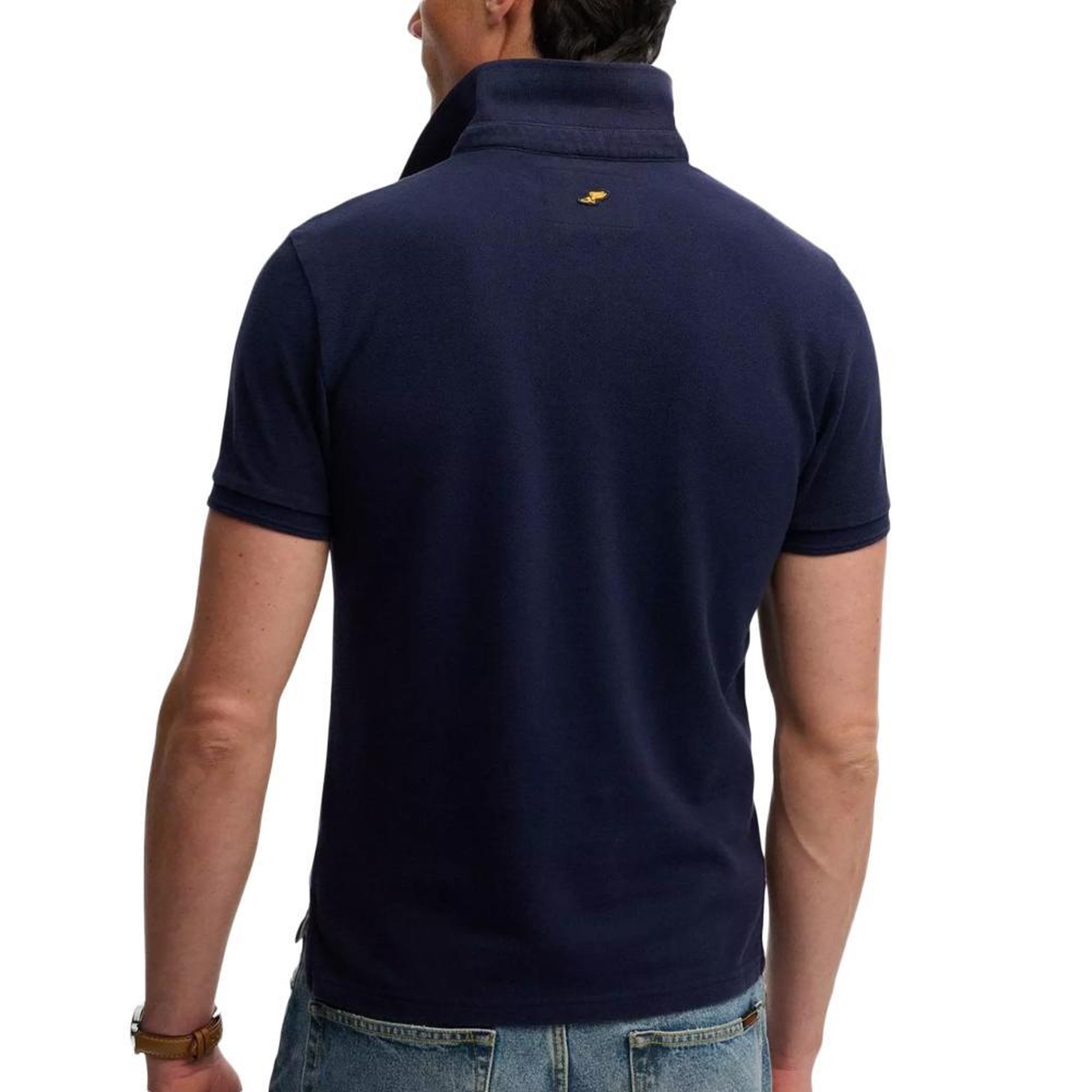 Voir la diapositive 2 : SUPERDRY Polo Marine Foncé Homme Superdry Classic Pique