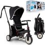 Voir la diapositive 2 : SMARTRIKE Tricycle Pliable Smartrike STR3 Plus Noir - 6 en 1 pour Bébé