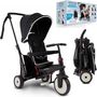 Voir la diapositive 2 : SMARTRIKE Tricycle Pliable Smartrike STR3 Plus Noir - 6 en 1 pour Bébé