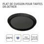 Voir la diapositive 6 : DR.OETKER Duo Moule à tarte renversée 28 cm et Moule à manqué à charnière 26 cm Dr.Oetker Tradition