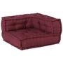 Voir la diapositive 5 : VIDAXL Pouf modulaire marron 70x70x54 tissu