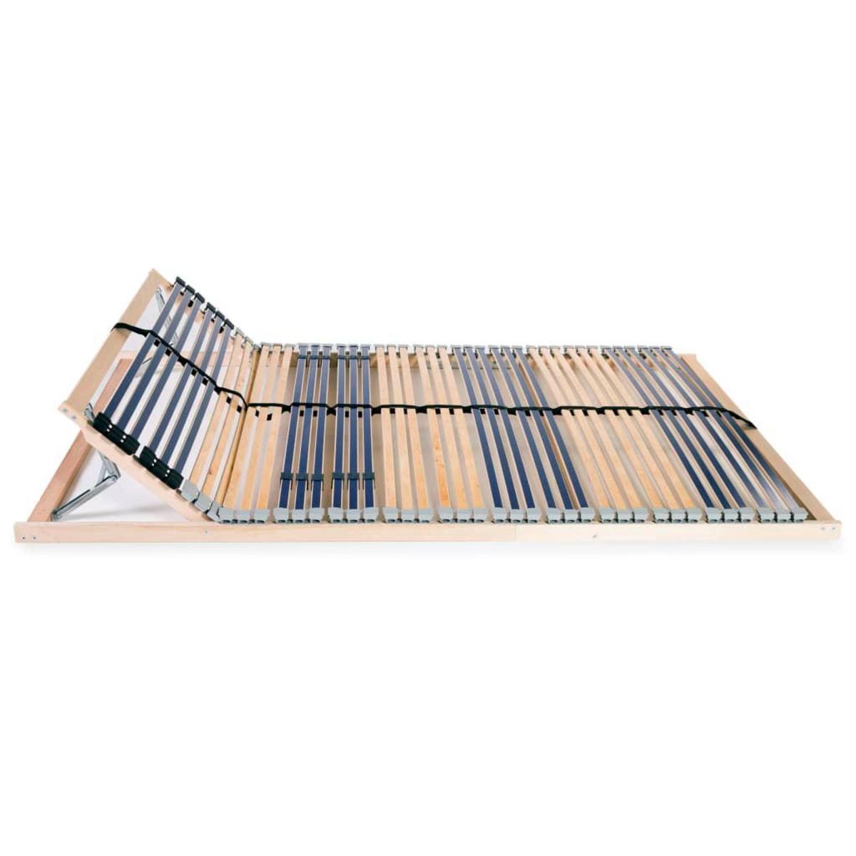 VIDAXL Sommier a lattes sans matelas avec 42 lattes 7 zones 120x200 cm