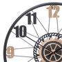 Voir la diapositive 2 : ATMOSPHERA Horloge Murale Déco  Mohan  65cm Noir