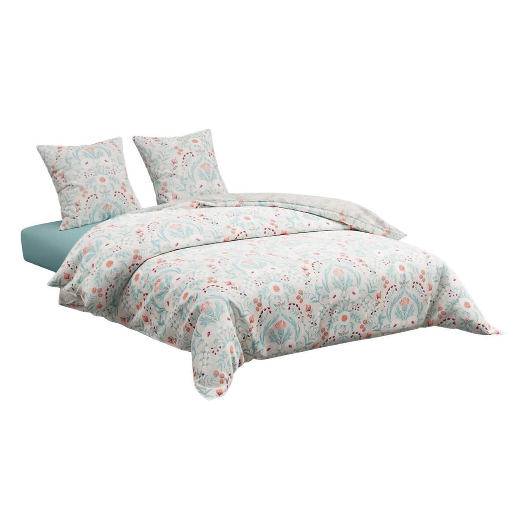 Voir la diapositive 4 : ATMOSPHERA Parure de lit 3 pièces  morris  240x220cm multicolore