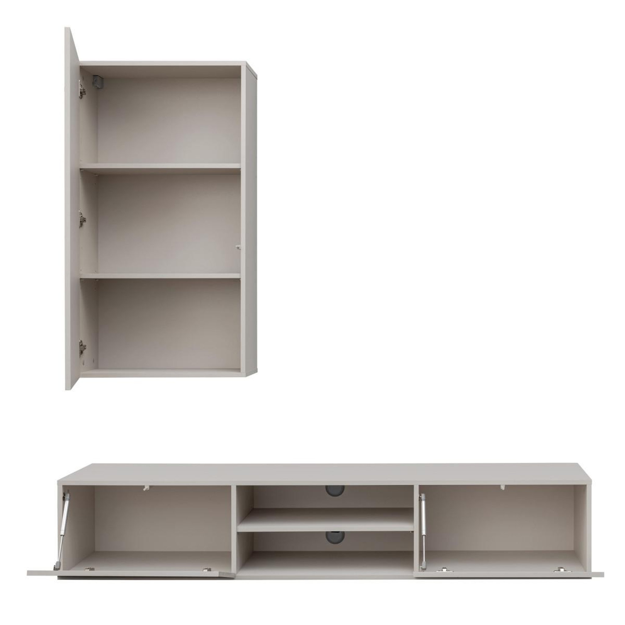 Voir la diapositive 3 : Paris Prix Ensemble meuble tv 2p  geo  180cm beige