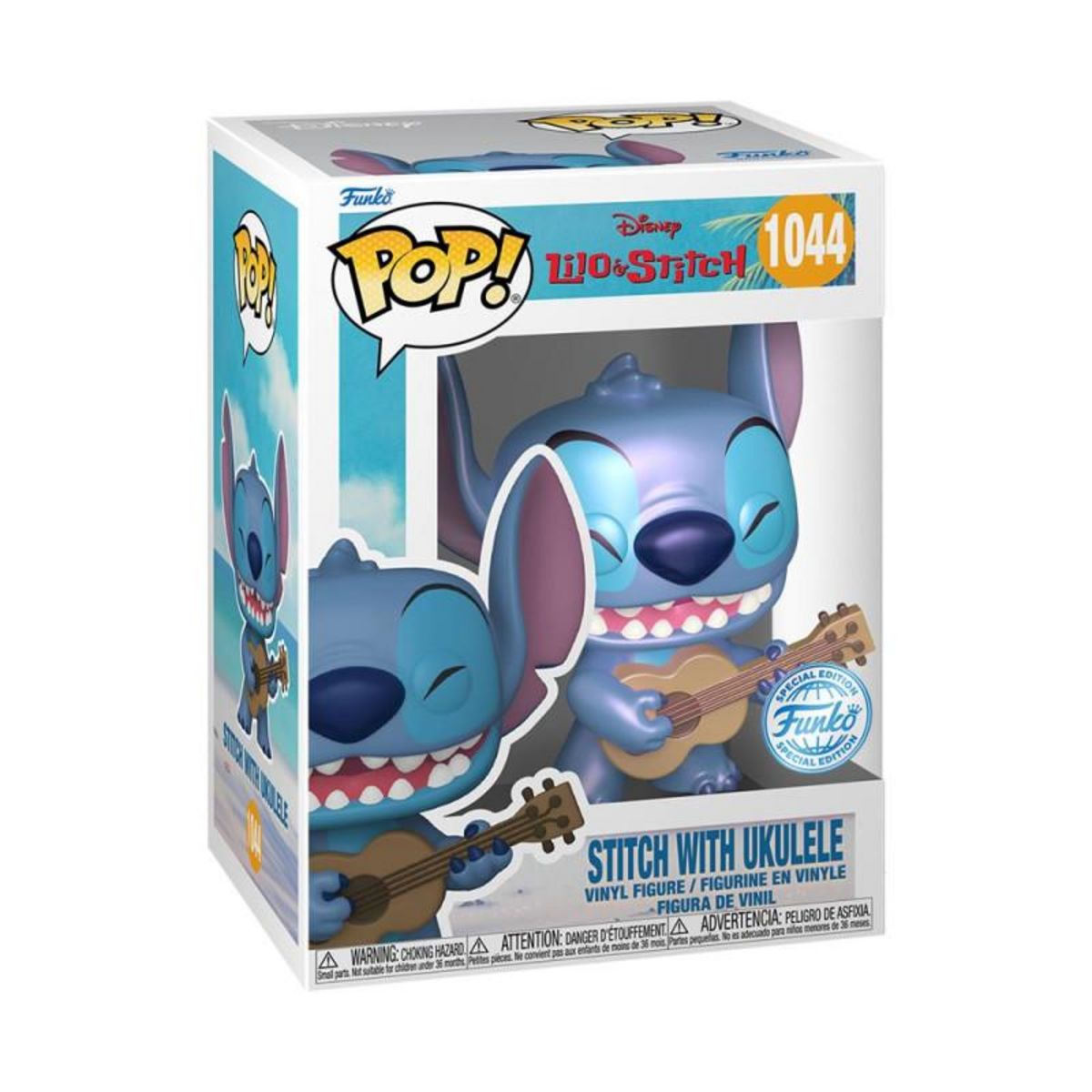 Funko Figurine Funko Pop Disney Stitch avec Ukelele