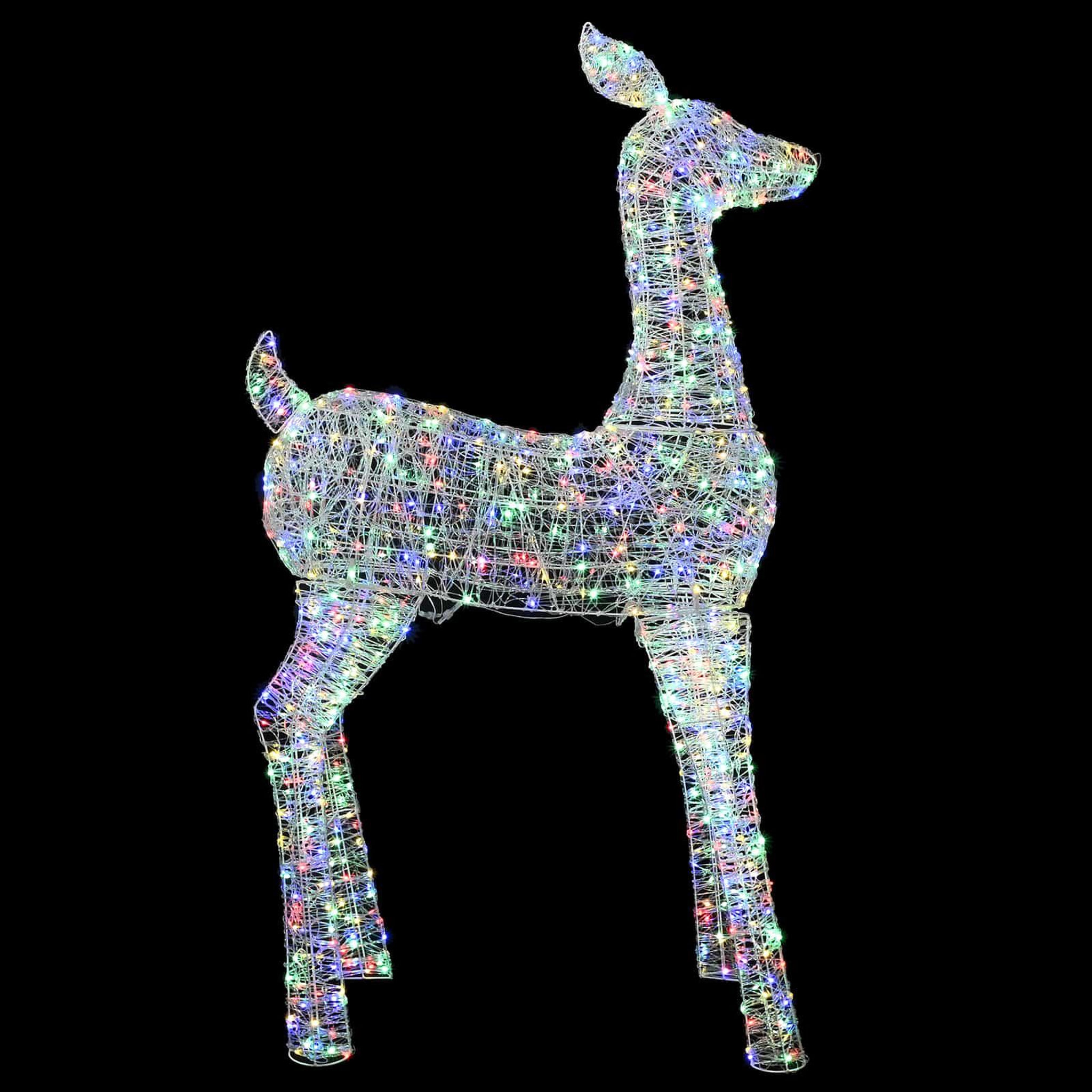 Voir la diapositive 5 : VIDAXL Renne de Noël lumineux a LED LOVIISA 900 LED Multicolore