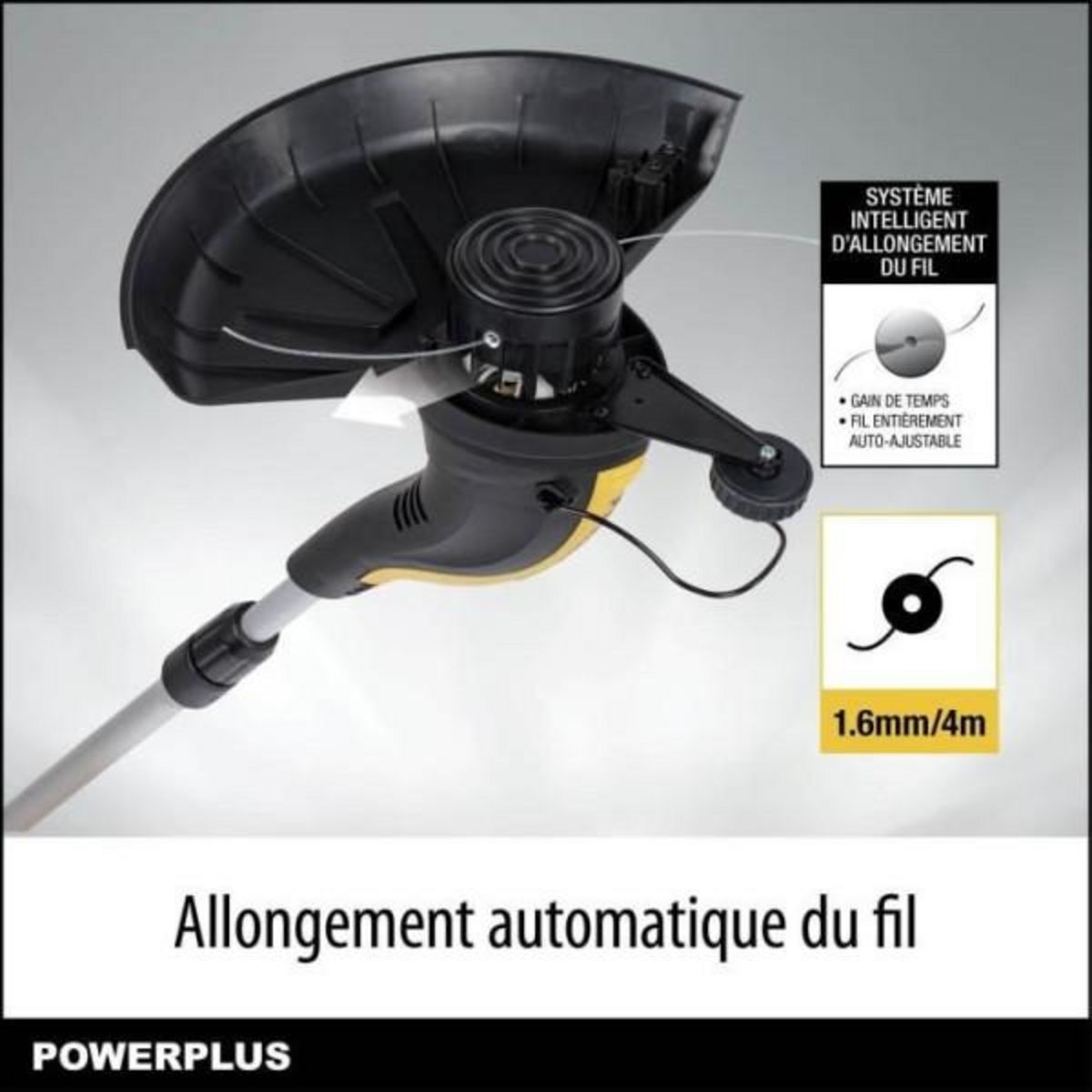POWERPLUS Powerplus Coupe-Bordure Électrique POWXG30033 - 500 W, 320 mm Ø, Jardinage Outillage, Coupe-Herbe & Coupe-Bordures pour votre