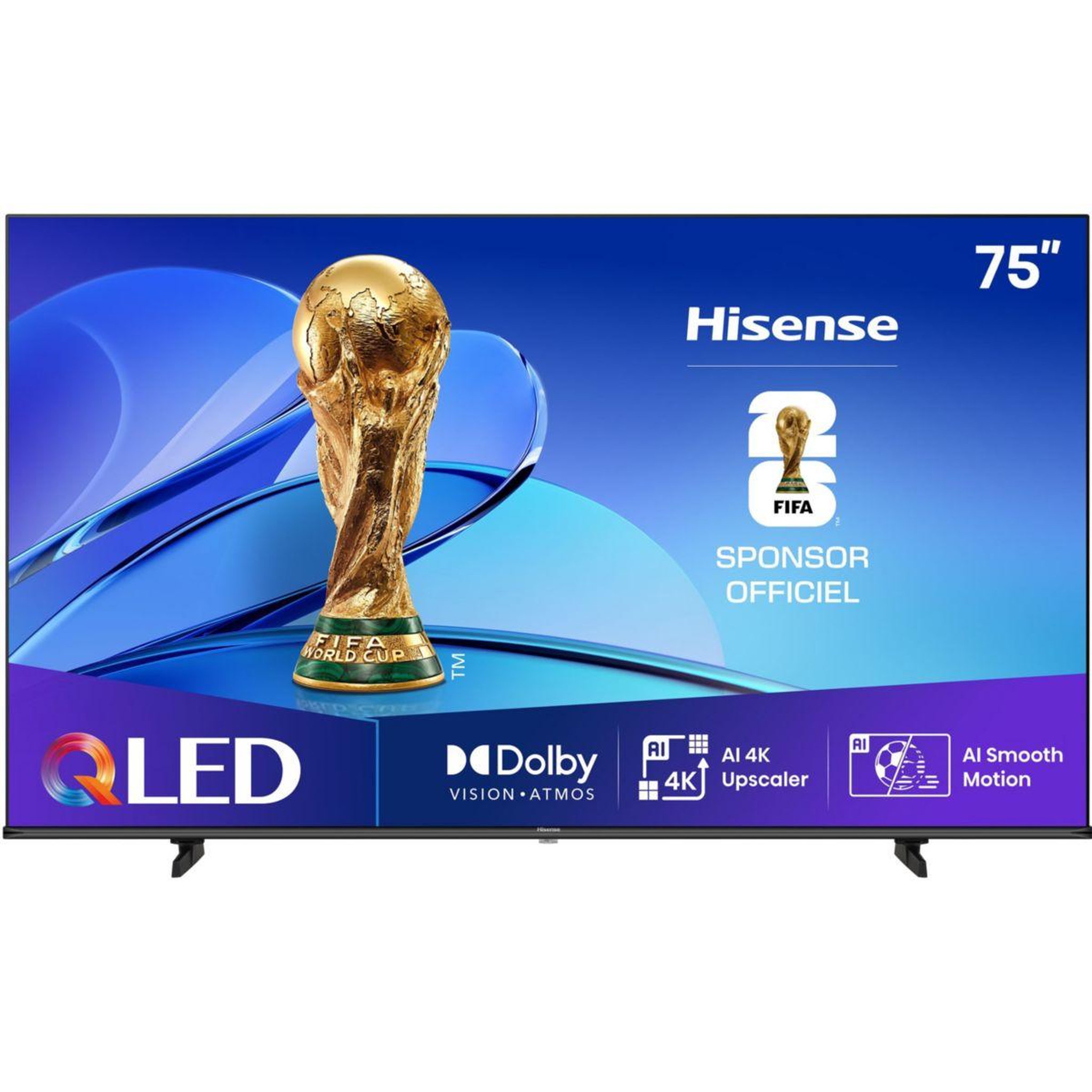 Voir la diapositive 1 : Hisense TV QLED 75E7Q 2025 (189cm)